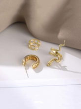 Charger l'image dans la galerie, Boucles d'oreilles Clip au Design Serpent