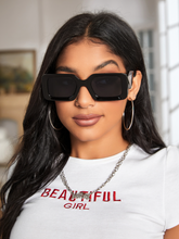 Charger l'image dans la galerie, Lunettes de soleil de plage au style années 2000, monture carrée en plastique