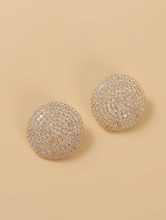 Charger l'image dans la galerie, Boucles d'oreilles ornées de strass