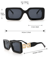 Charger l'image dans la galerie, Lunettes de mode à monture carrée pour femmes