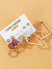 Charger l'image dans la galerie, Boucles d'Oreilles Ornées de Perles Synthétiques