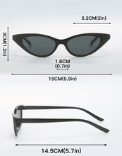 Charger l'image dans la galerie, Lunettes de soleil pour femmes, avec un style mêlant la forme œil de chat et carrée