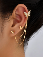 Charger l'image dans la galerie, Boucles d'Oreilles Scintillantes Éclat Papillon