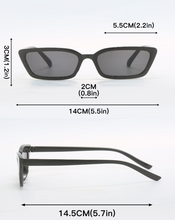 Charger l'image dans la galerie, Lunettes de soleil pour femmes, avec un style mêlant la forme œil de chat et carrée