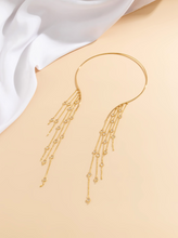 Charger l'image dans la galerie, Collier Vintage à Franges avec Faux Cristal Brillant