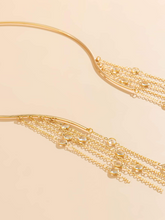 Charger l'image dans la galerie, Collier Vintage à Franges avec Faux Cristal Brillant