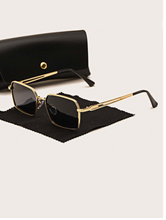 Charger l'image dans la galerie, Lunettes de soleil polarisées style aviateur en cadre en alliage de zinc