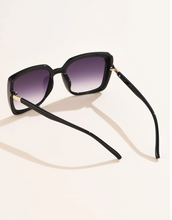 Charger l'image dans la galerie, Lunettes de Soleil Carrées en Plastique pour Femmes avec Étui Monocle