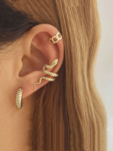 Charger l&#39;image dans la galerie, Boucles d&#39;oreilles Clip au Design Serpent
